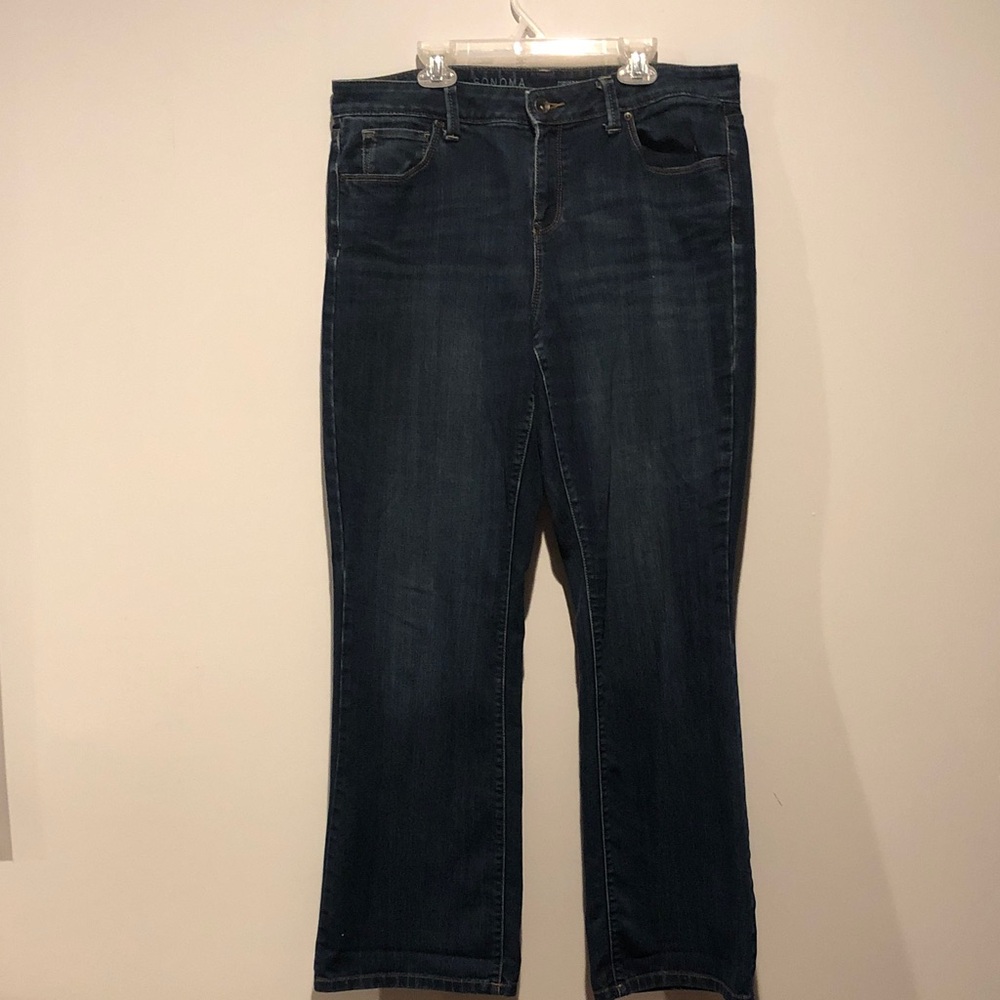 Sonoma Life + Style Curvy Boot Cut Mid-Rise Jeans